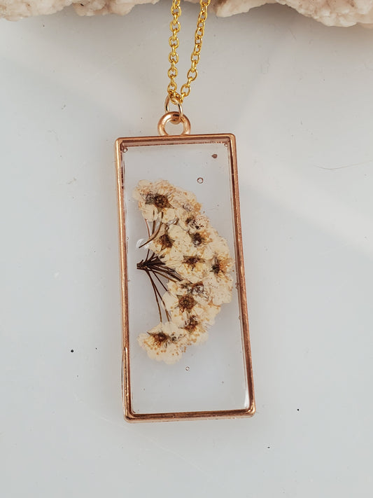 New In the Shop Today - Handmade Dried Flower and Resin Pendants!