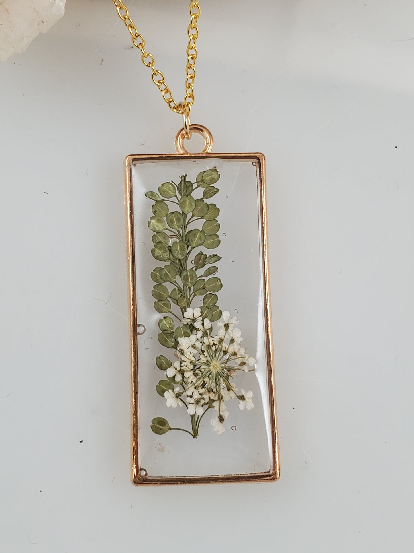 Botanical Resin Pendant