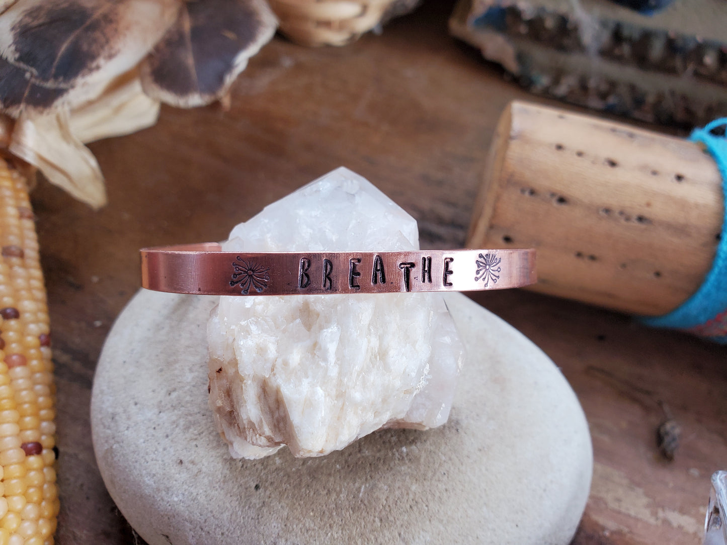 Custom Stamped Copper Bracelet